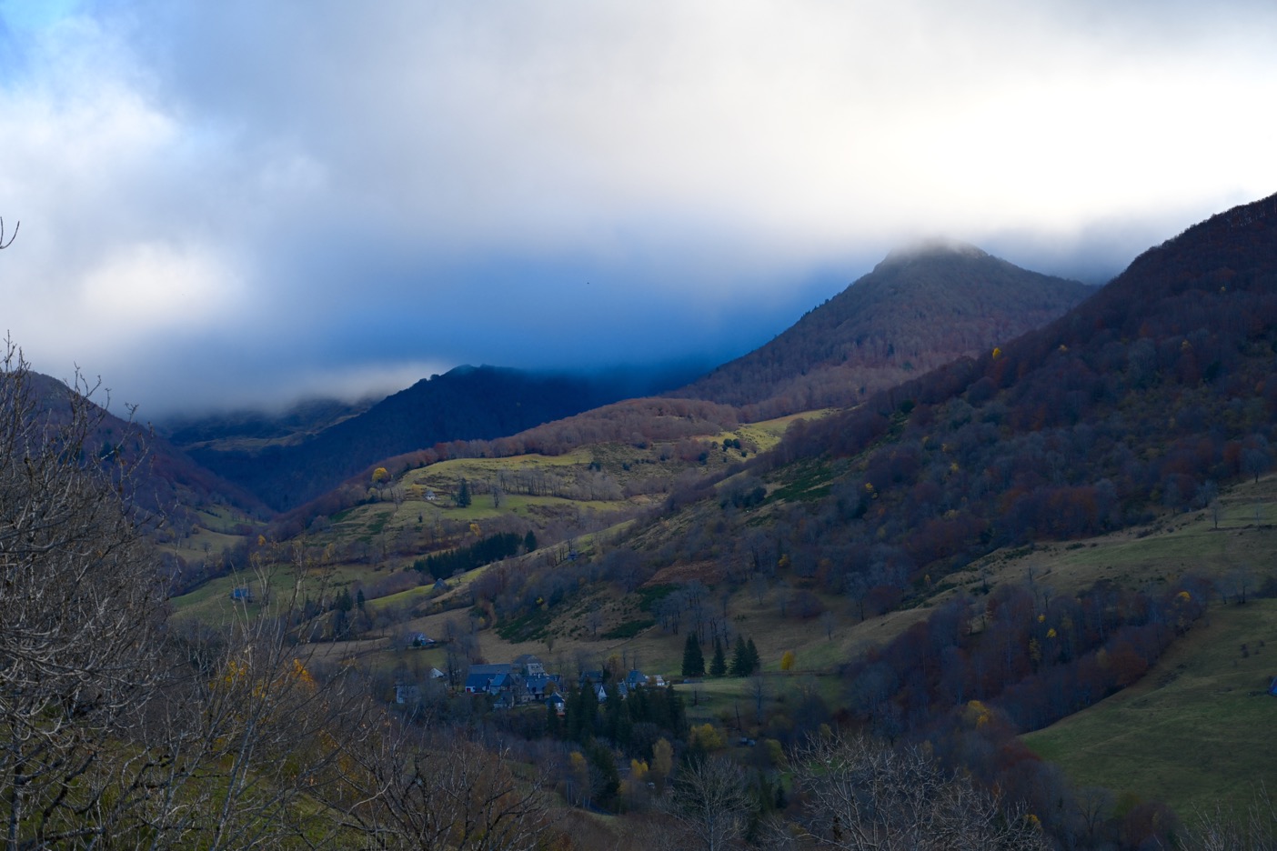 Lumières et ombres Bleu, blanc, vert