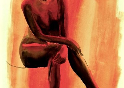 Emprunte de féminité